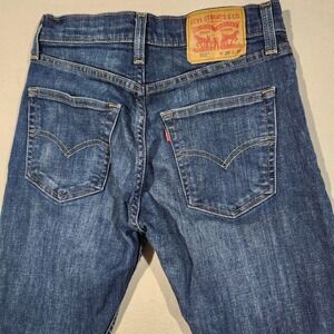 Levis 512‎ Slim Taper Jeans Mens W29 L30 Dark Wash Blue Denim 5-Pocket Casual